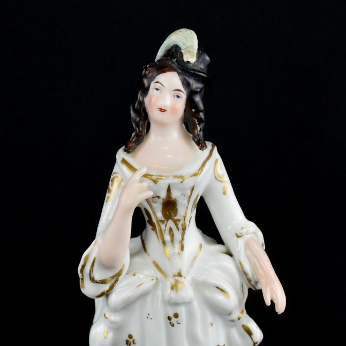 Par de figuras Porcelana Vieux Paris, séc. XIX