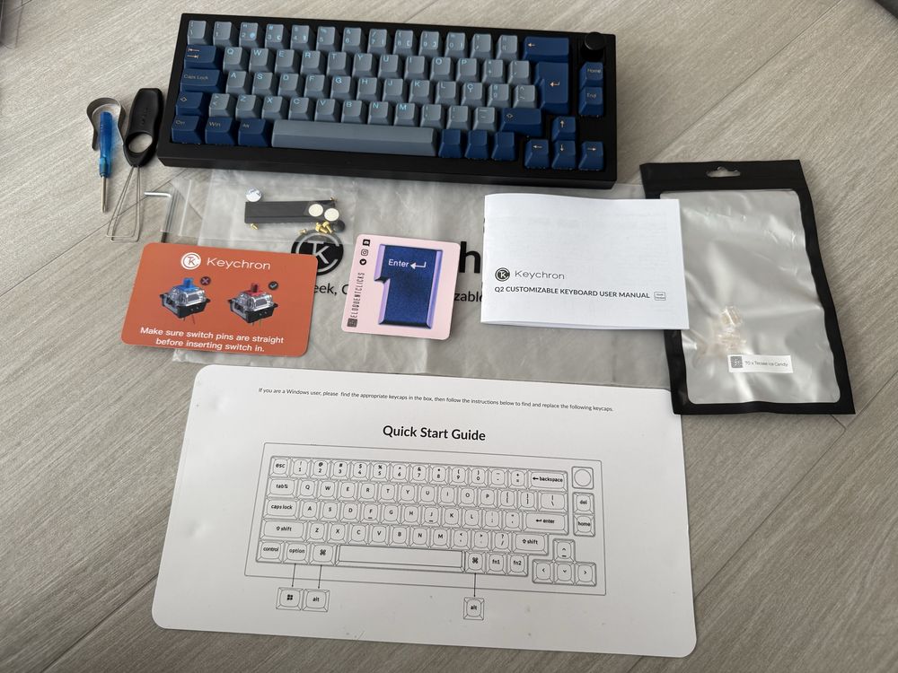 Keychron Q2 QMK ISO-PT Knob