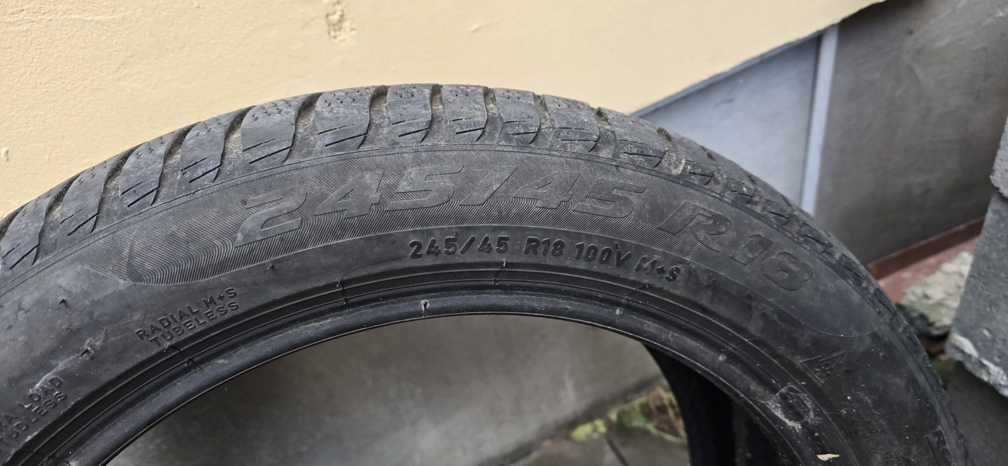 Шини зимня  r18 245/45 60%