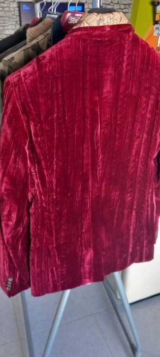 Dolce Gabana Blazer Homem Luxo Veludo tamanho 48 / 50