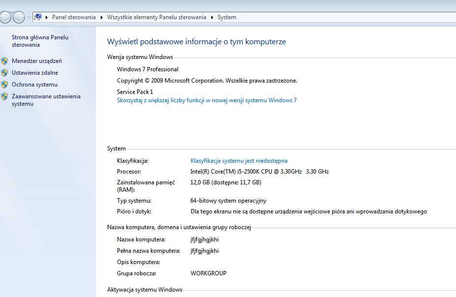 ASRock H67M + Intel i5 2500K 3,3 + 12GB DDR3 1333