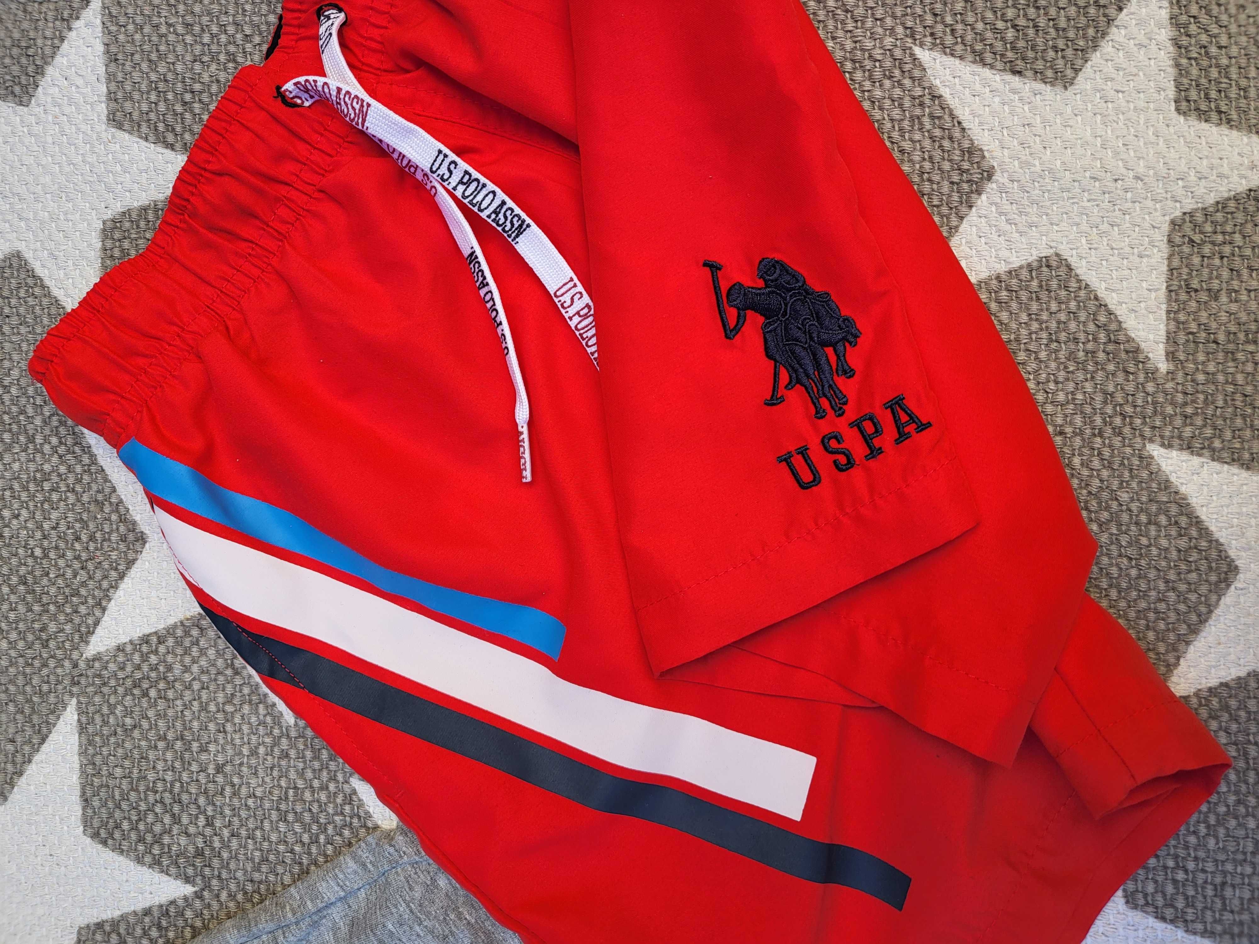 Szorty kąpielówki + tshirt "U.S Polo Assn" r.10-11lat r.140