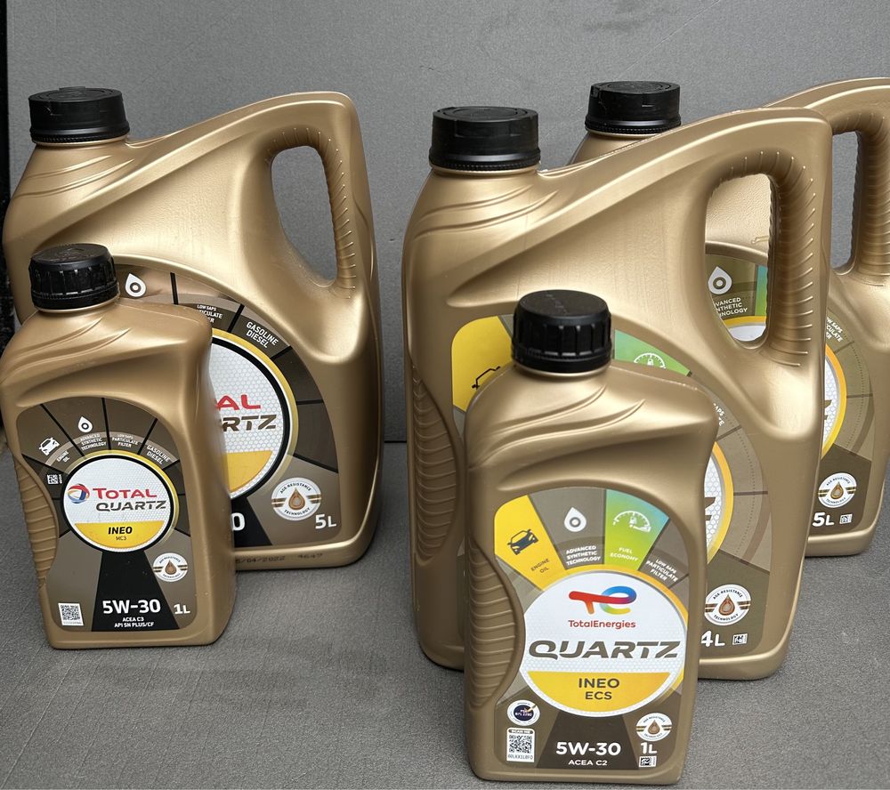 Масло 5w30/Total 5w30 5л ECS- 1425грн/Total 5w30 5л MC3 - 1535грн