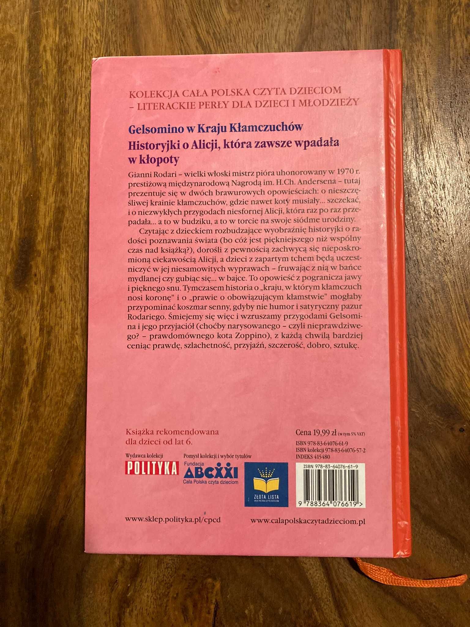 Gelsomino w Kraju Kłamczuchów + Historyjki o Alicji... twarda oprawa