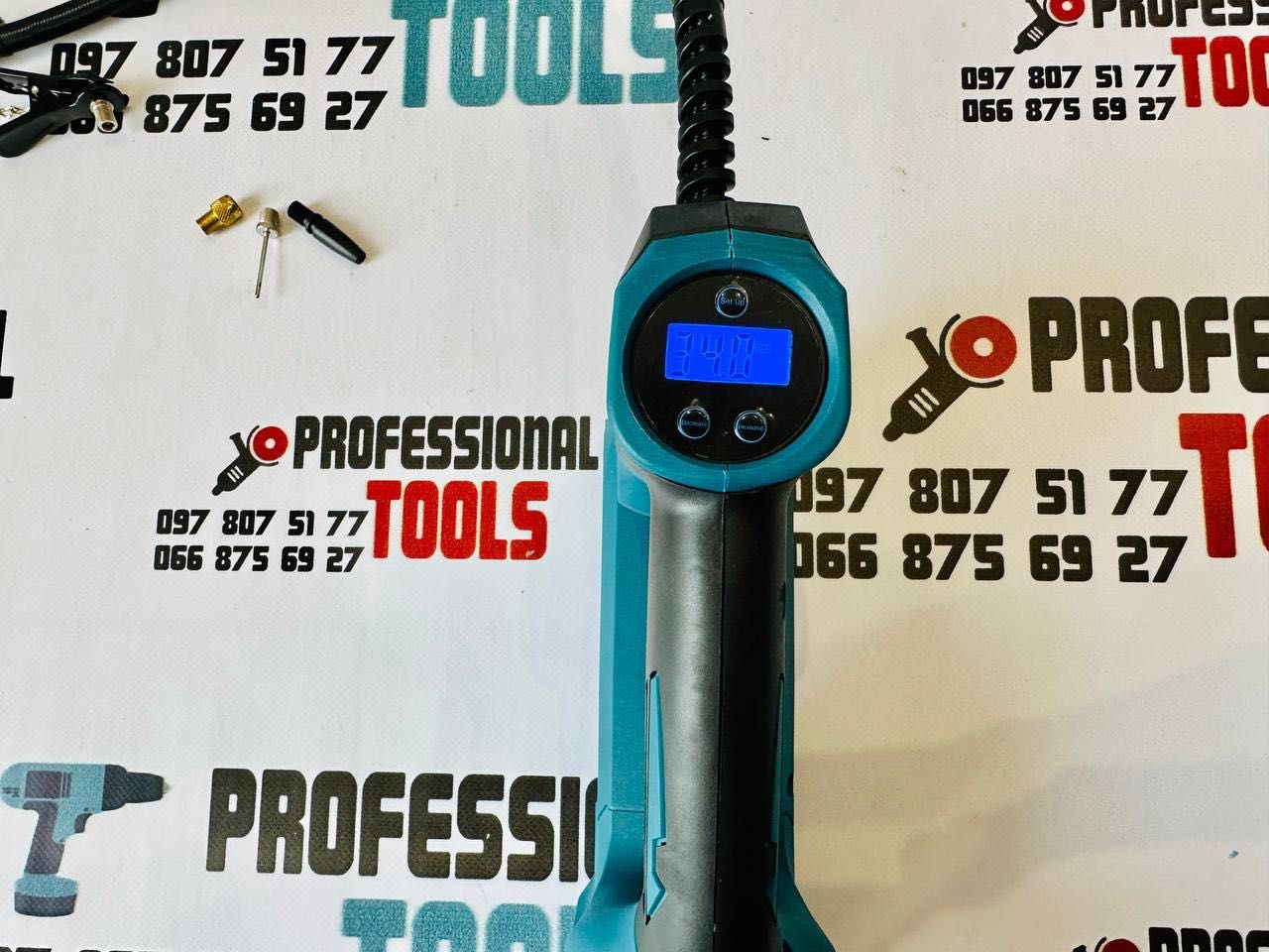 Потужний акумуляторний насос АВТО Компресор Makita DMP180 10,3 Бар