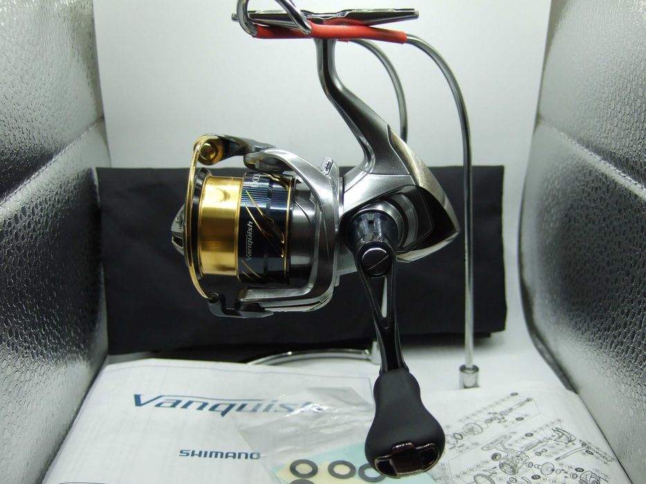 Котушки Shimano 16, 19 та 23 Vanquish.