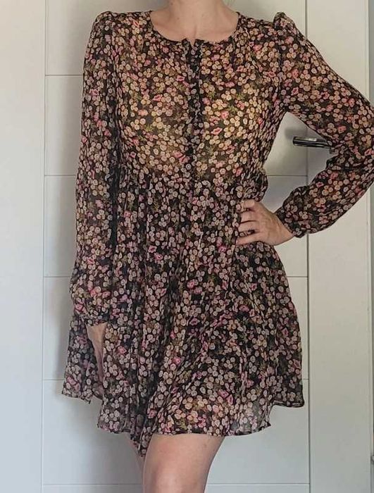 Sukienka kwiaty ZARA