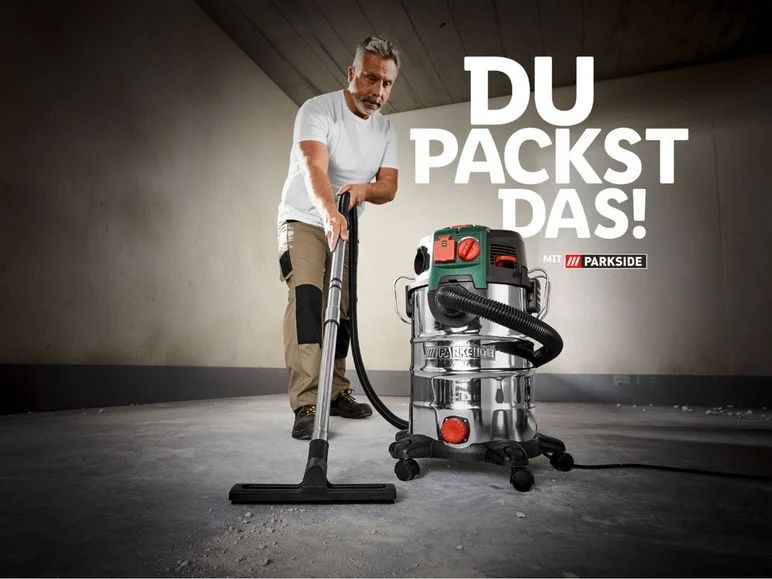 PARKSIDE пилосос для вологого/сухого прибирання PWD 30 C1 1500 Вт/Парк