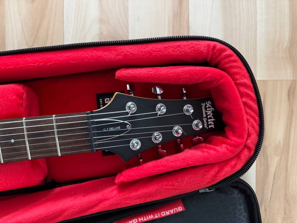 Gitara Schecter C7 Deluxe + Seymour Duncan + pokrowiec