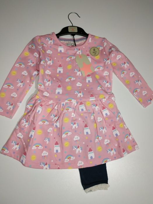 Комплект сукня лосини Crafted 1-2 роки фліс Якість бомба