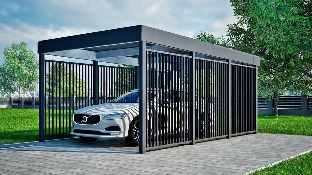 Carport wiata nowoczesne zadaszenie altanka