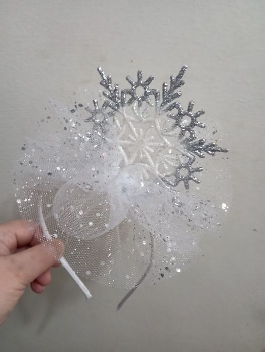 Обруч сніжинки обідок сніжинка
