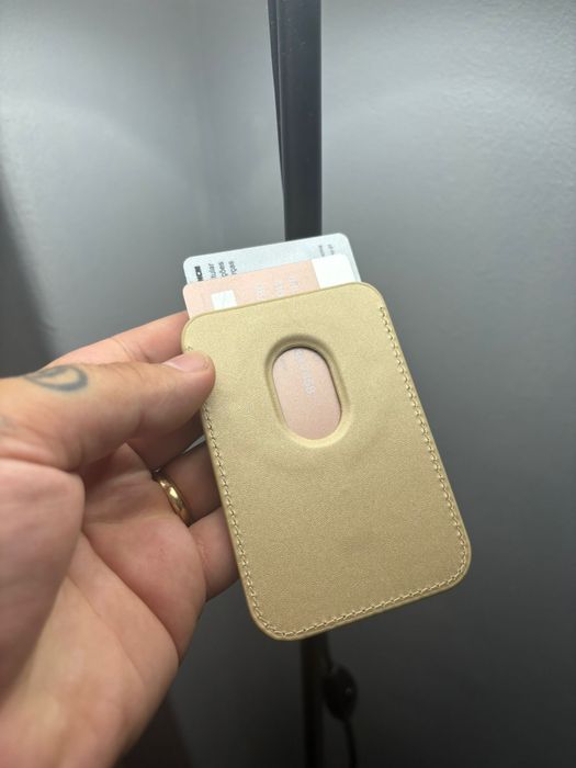 Capa em pele apple magsafe