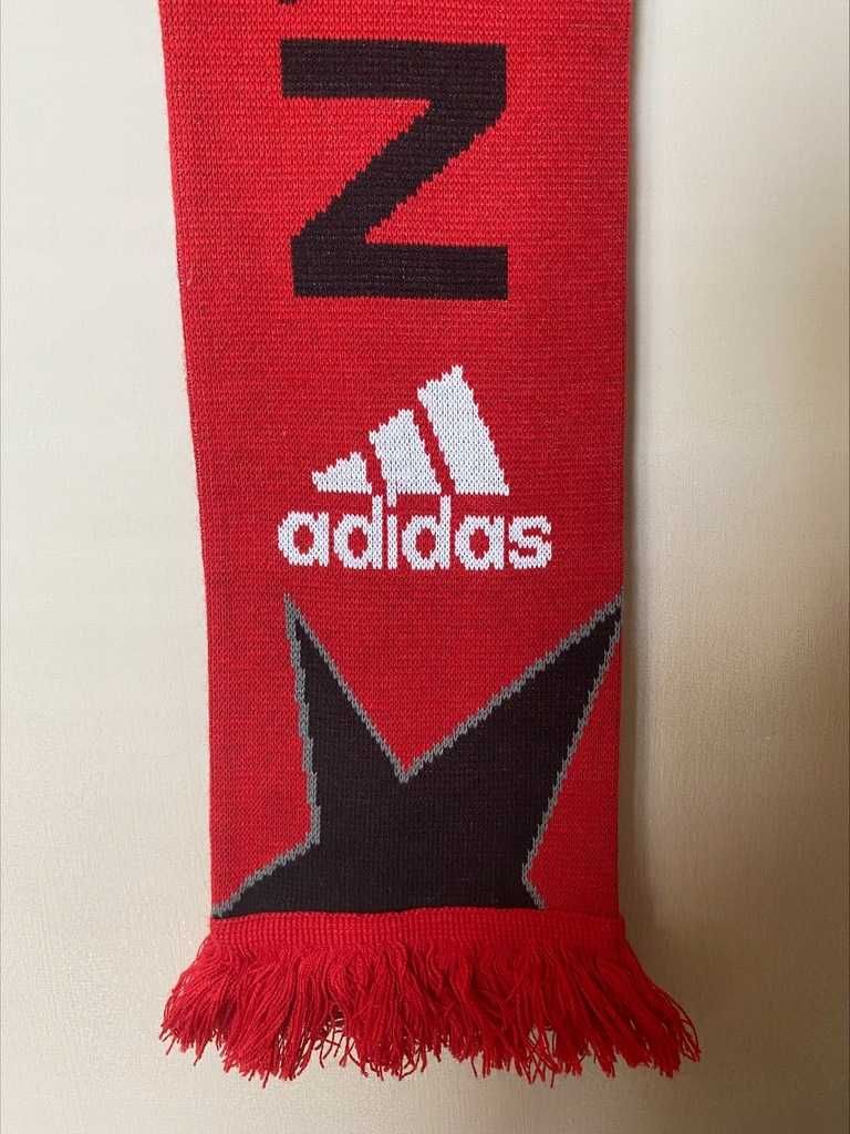 Unikatowy szal AC MILAN - Adidas - LIGA MISTRZÓW - OKAZJA