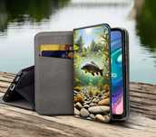 Samsung Galaxy A10 wędkarskie etui zamykane pokrowiec ryby karp