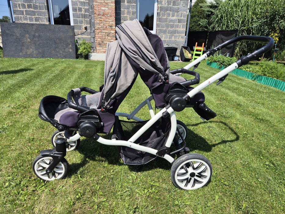 Bebetto 42 wózek rok po roku wózek bliźniaczy