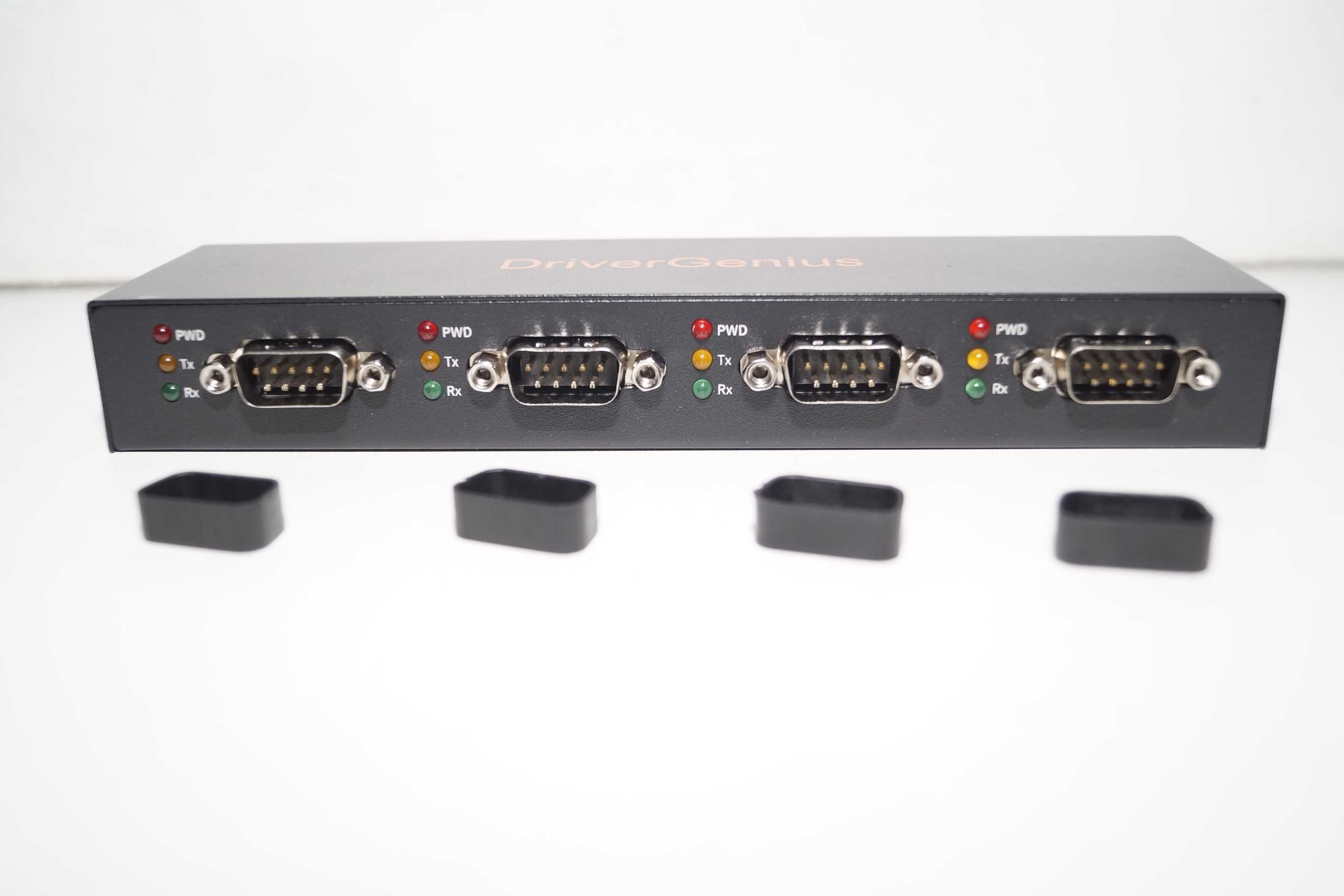 427 DriverGenius 4-portowy konwerter USB C na szeregowy RS232 DB9