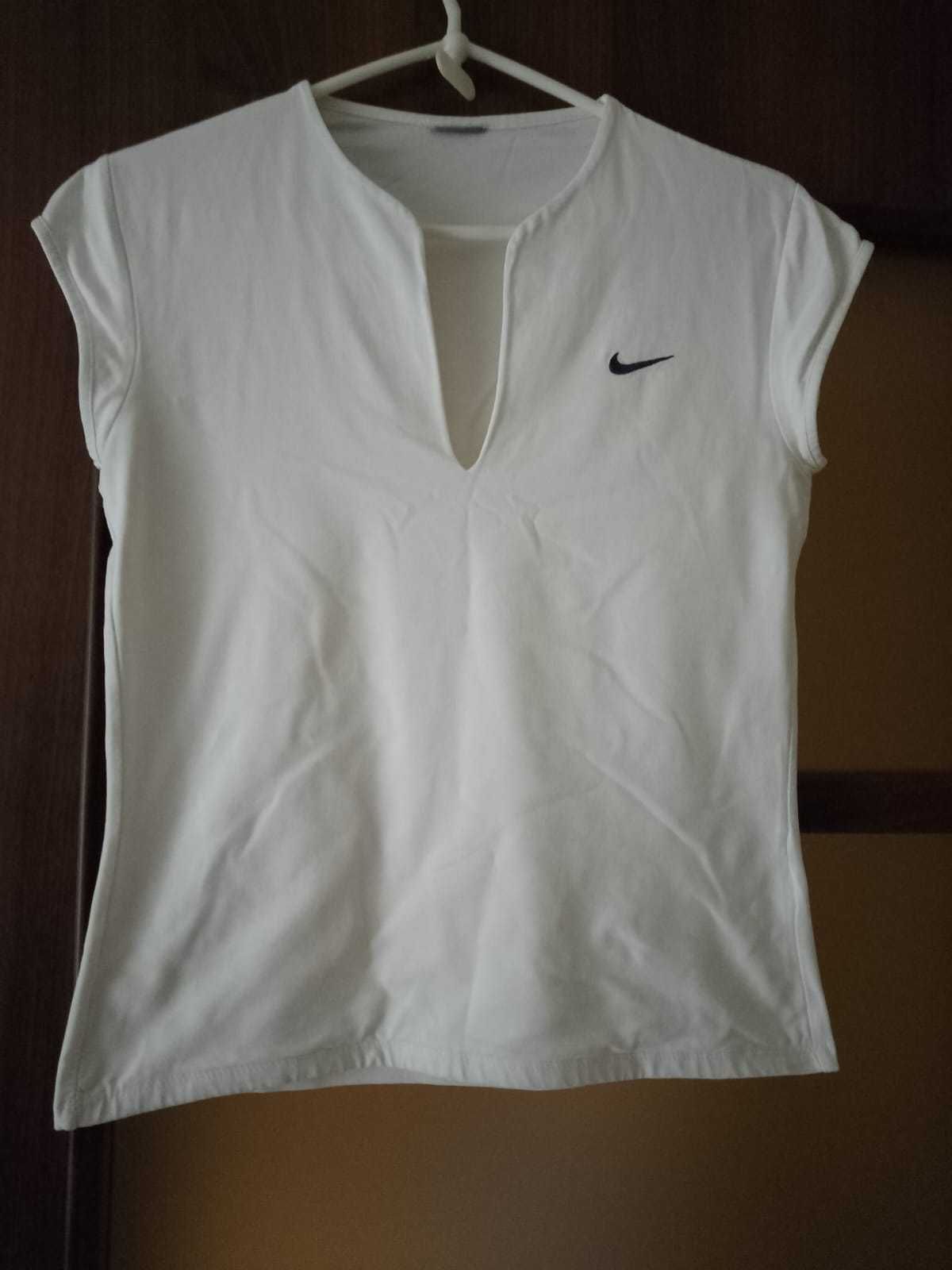 bluzeczka Nike biała krótki rękaw
