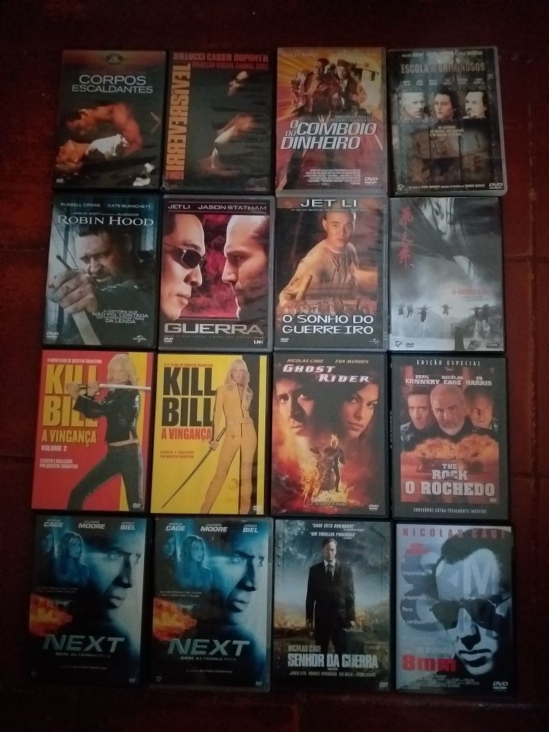 Vários DVDs originais, vários preços