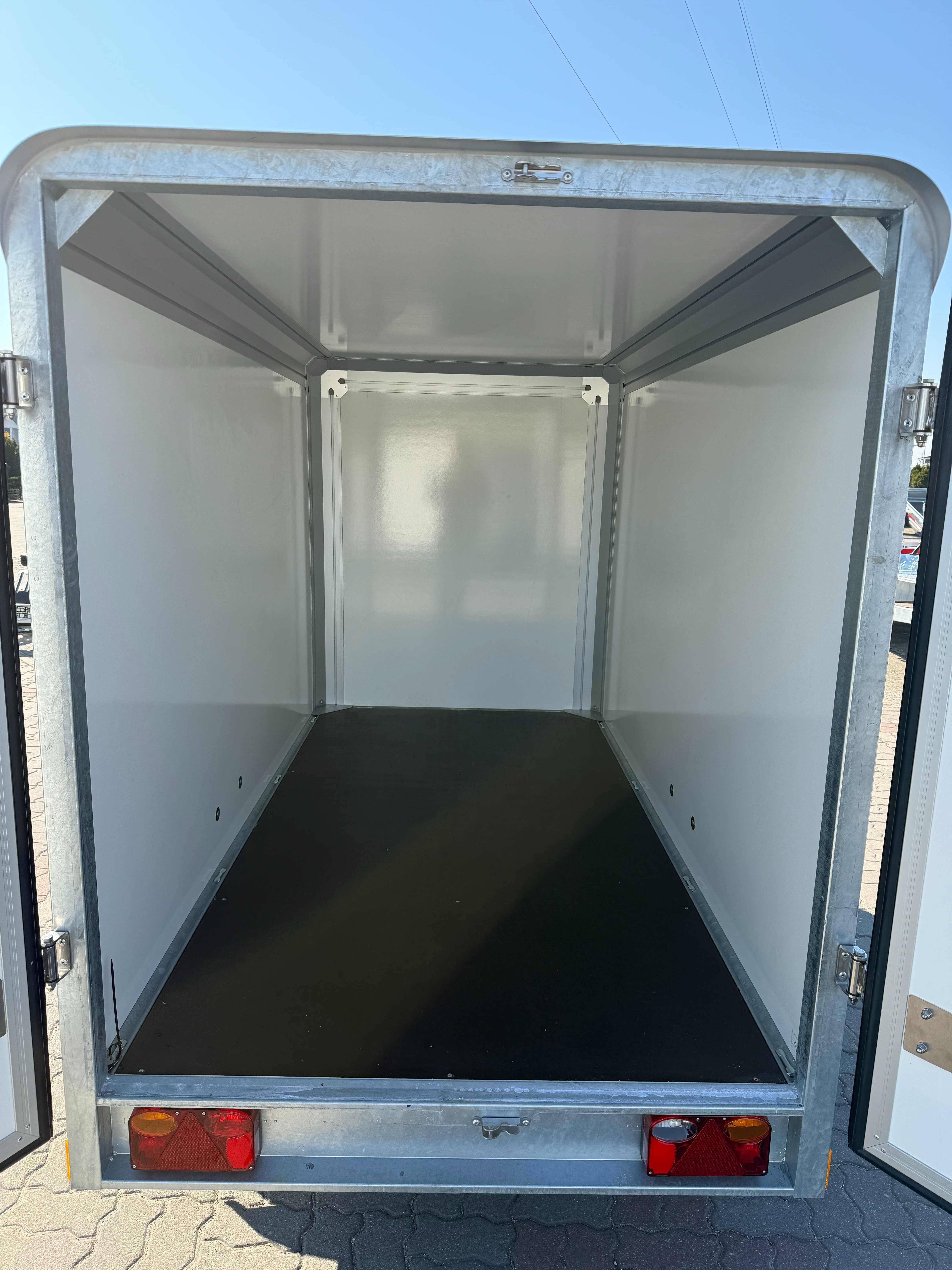 Przyczepa kontener 265x138x160 HENRA BOX DMC:1350kg,MARKA PREMIUM!