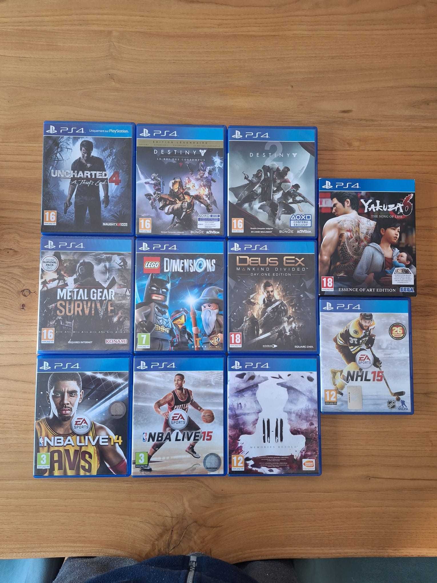 Lote de jogos PS4