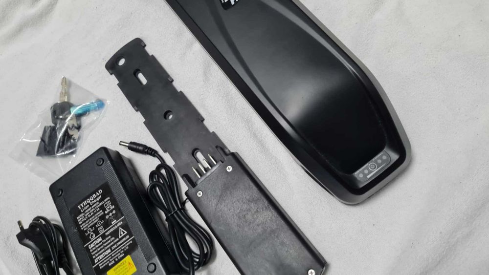 Bateria bidonowa 48V rower elektryczny NOWA mocowanie kluczyk