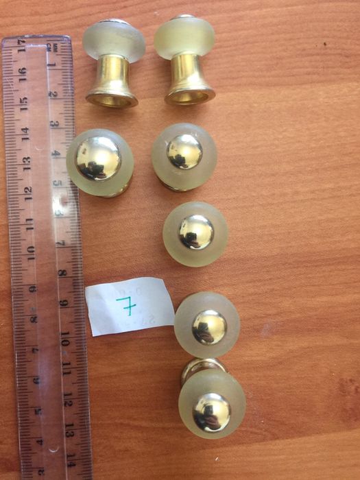 Lote 43 puxadores plástico