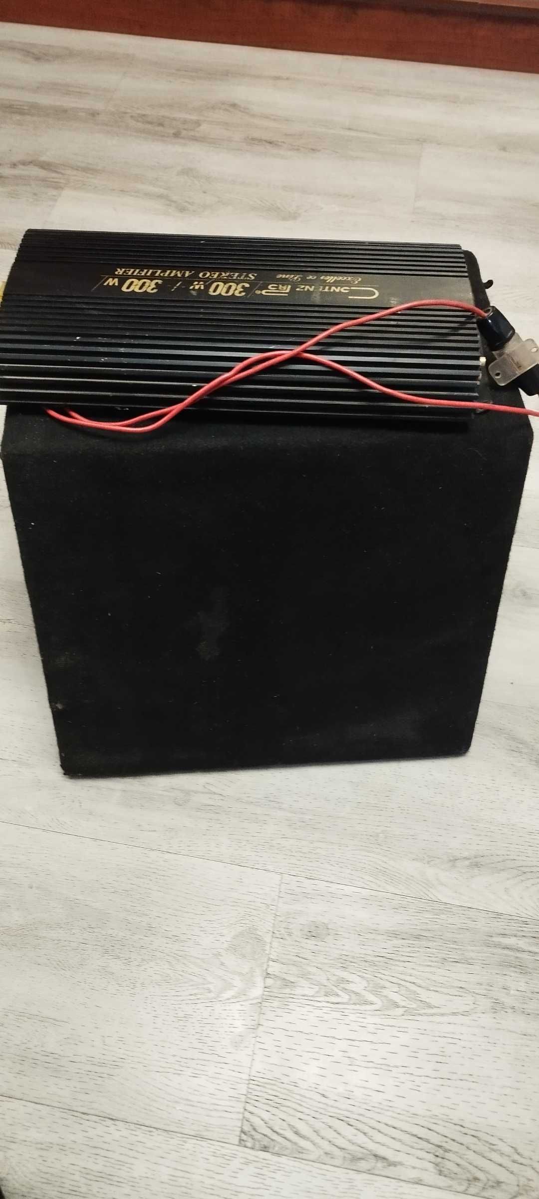 Skrzynia basowa 200w + wzmacniacz 300w