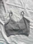 Krótki top biustonosz na ramiączkach crop top