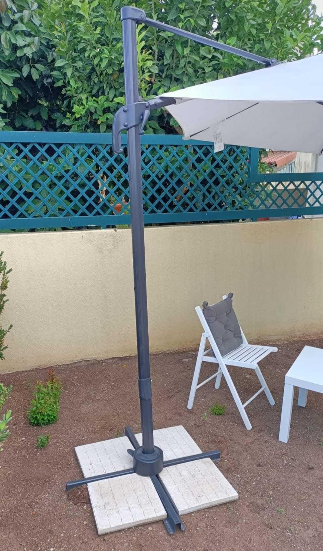 Chapéu de sol grande para exterior/jardim e capa de proteção