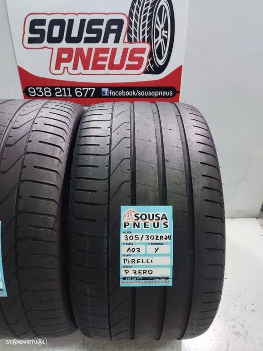 2 pneus semi novos 305-30r20 pirelli - oferta dos portes
