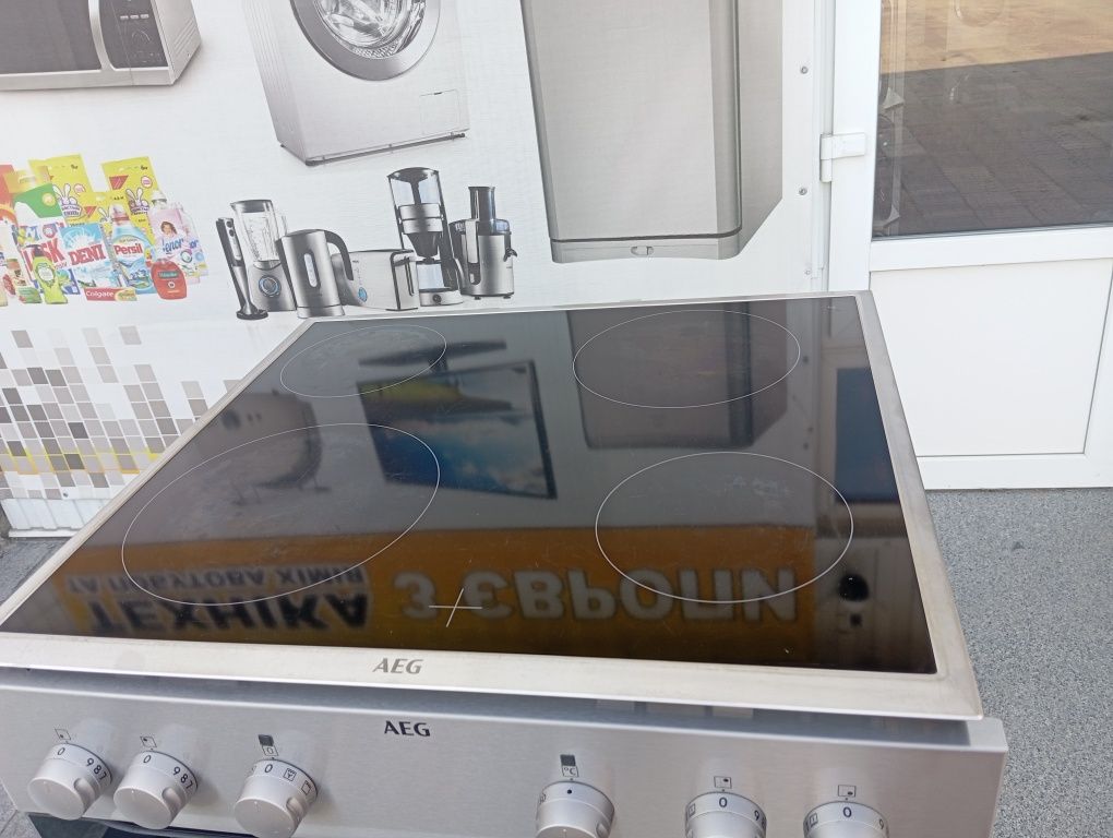Духовой шкаф + поверхность AEG нержавейка Made in Germany из Германии