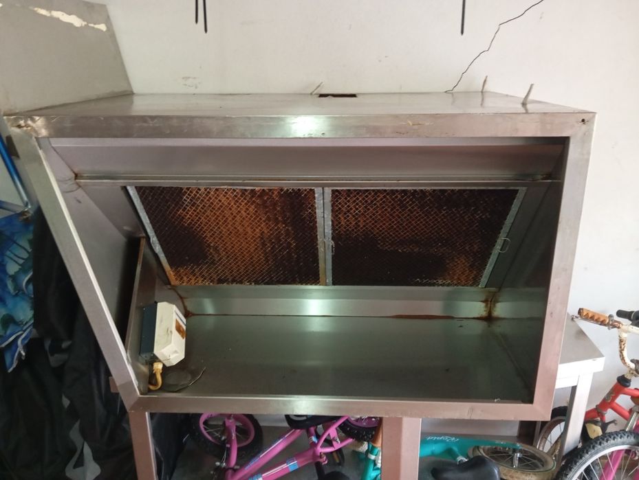 Chaminé com exaustor de inox ou ote