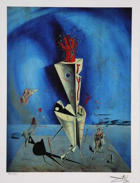 Salvador Dali - Litografia sobre papel, assinatura a stencil.