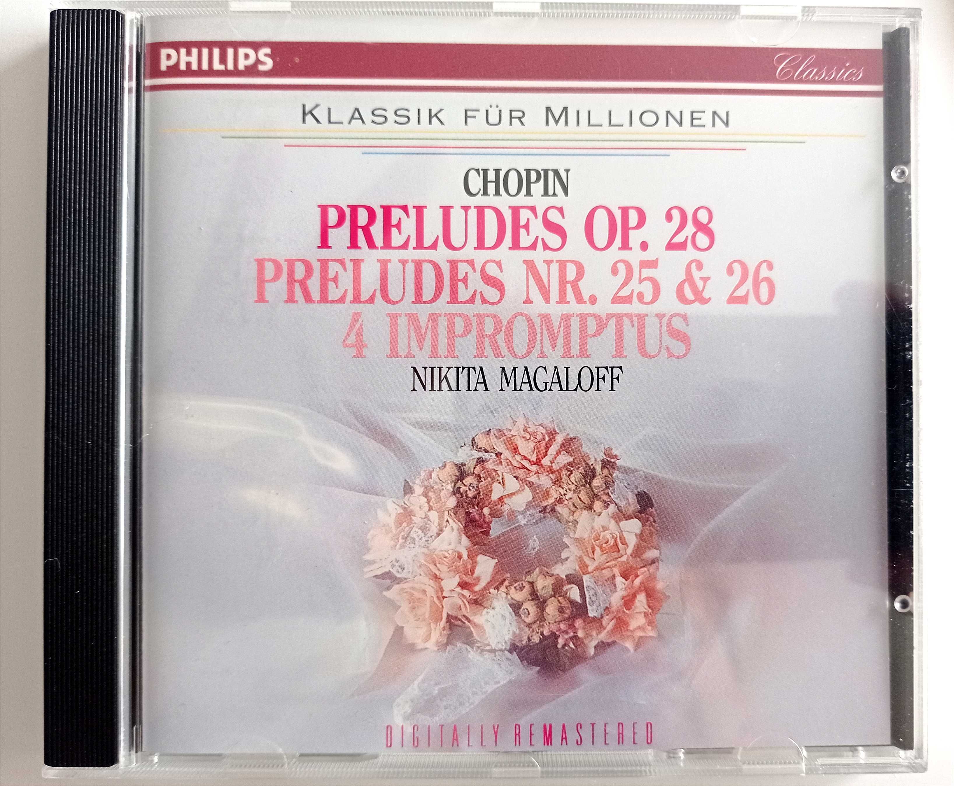 Chopin preludia impromptu Magaloff