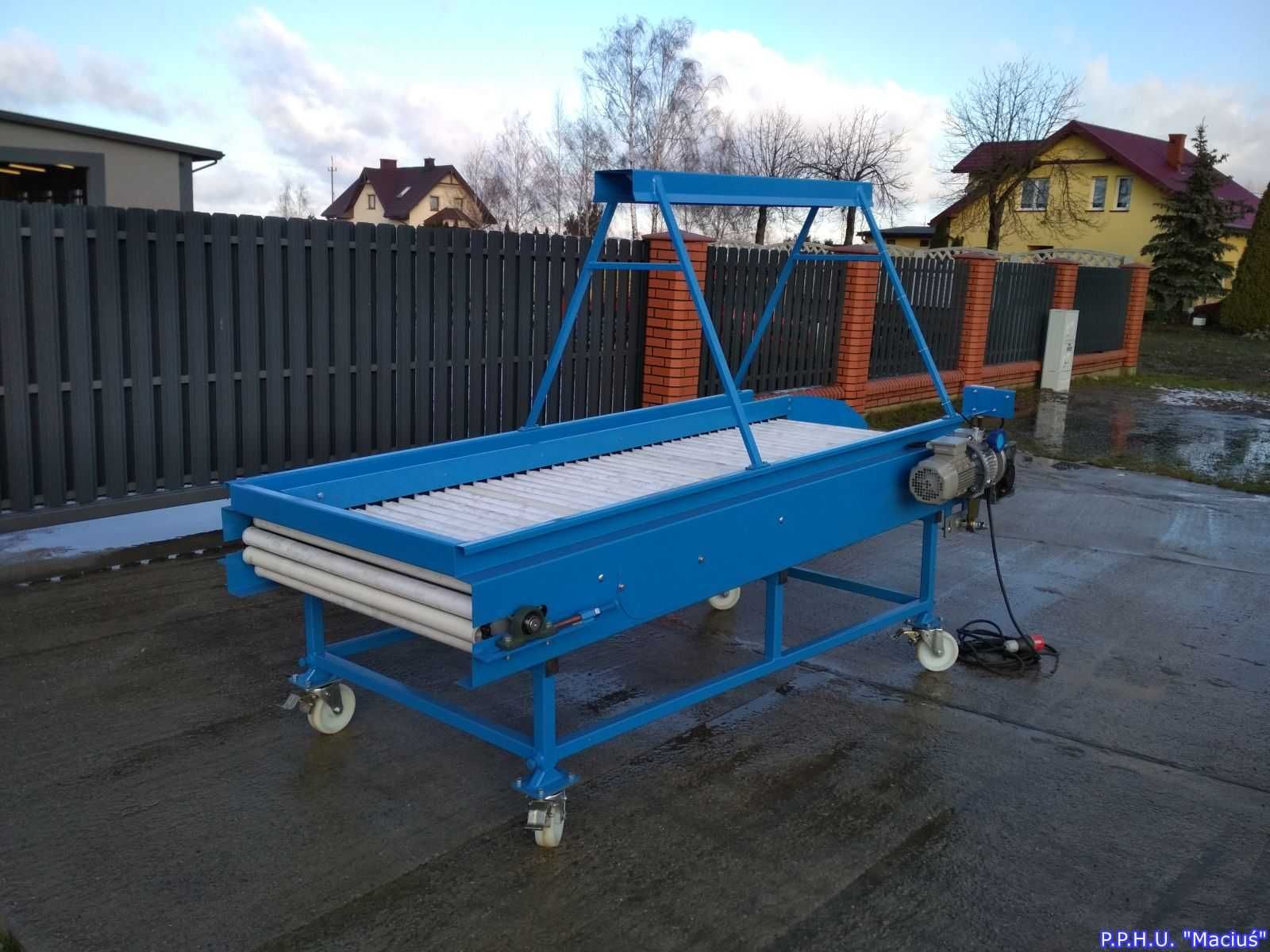 Nowy stół rolkowy selekcyjny S-250 - producent