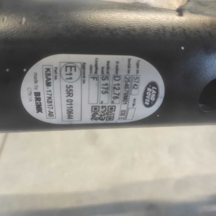 Oryginalny Hak holowniczy Range Rover Velar K8AM-17K817-AB