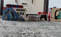 Konsola nintendo switch fortnite plus gry i akcesoria full zestaw