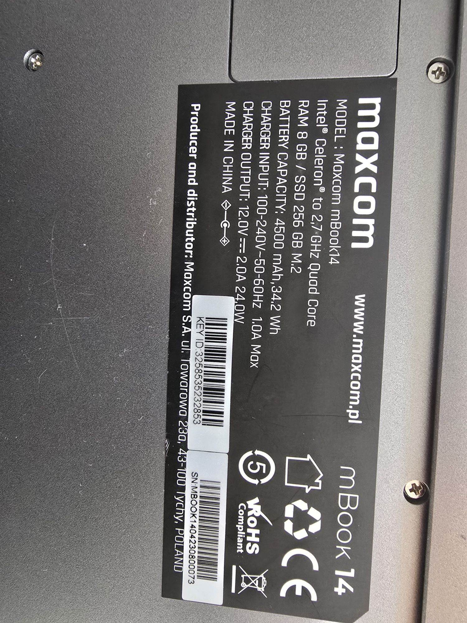 MBook Maxcom 14 IDEAŁ