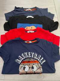 T-shirty chłopięce z odwracanymi cekinami 110-116 H&M (4sztuki)