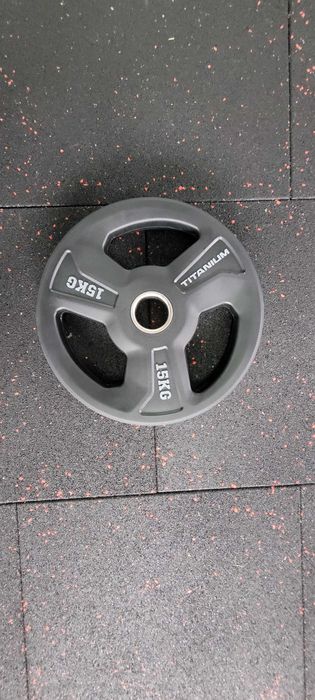 [NOVO] Disco Olímpico Preto 25KG (dísponivel em 10,15,20,25)