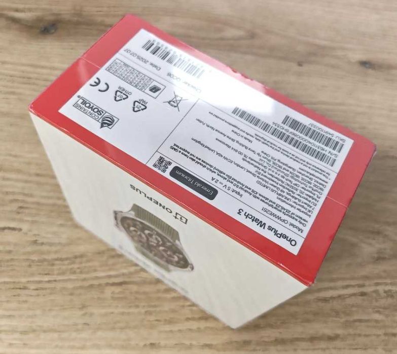 NOWY OnePlus Watch 3 NFC WiFi Emerald TYTAN SZAFIR z Android Wear OS
