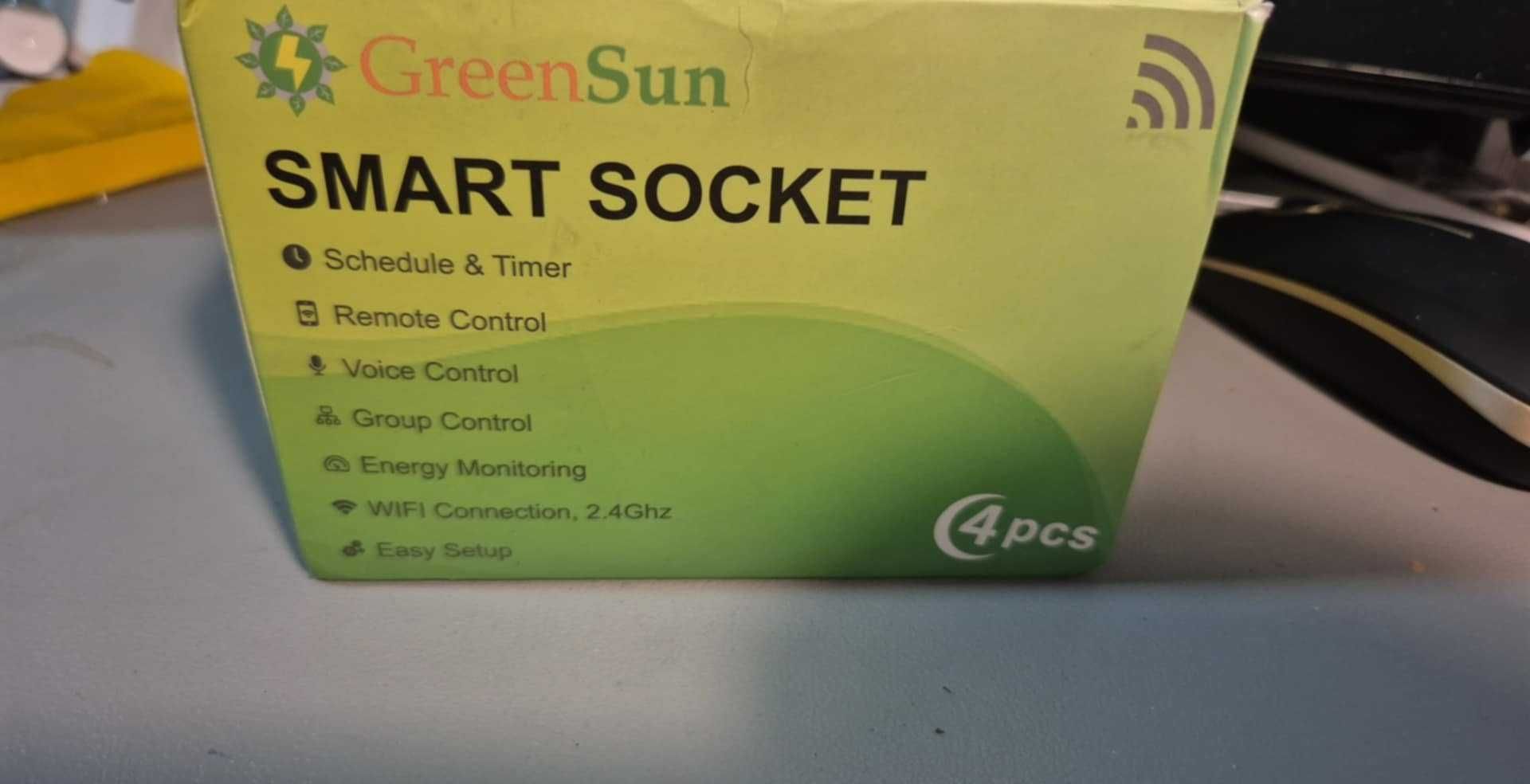 Gniazdka GREENSUN WIFI PLUG zestaw 4 sztuki