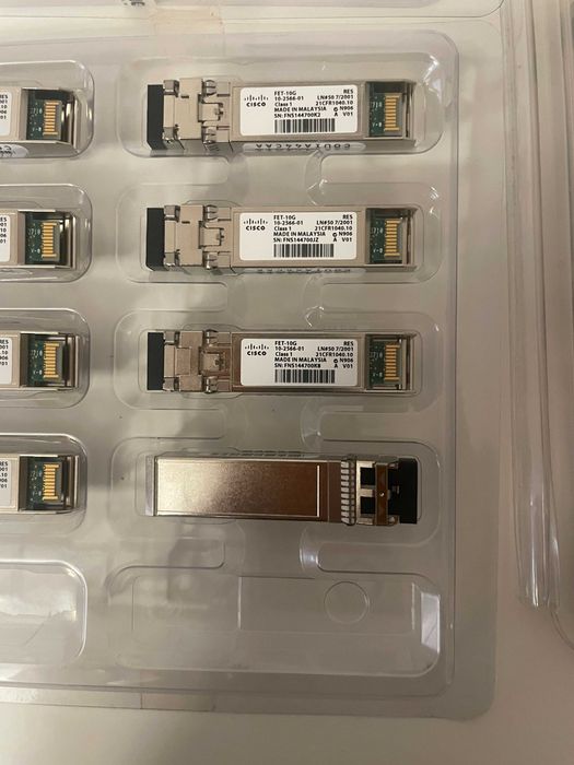 Cisco FET-10G SFP+ 10 Gbps  – Novo – 36 unidades disponíveis