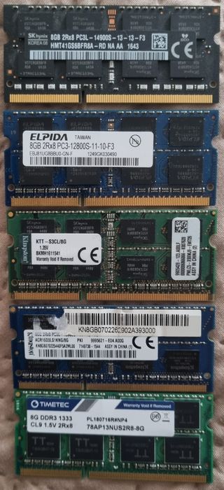Оперативна пам'ять ддр3 8гб ноутбук