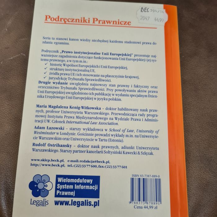 Prawo instytucjonalny Unii Europejskiej