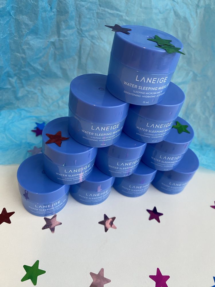 Laneige sleeping mask lips, face