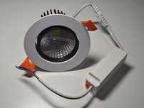 Oczko oprawa sufitowa Downlight COB 7W 6000K zimne światło 230V