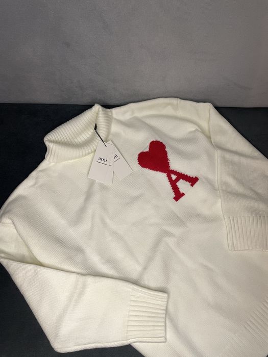 Свитер ami, chrome hearts