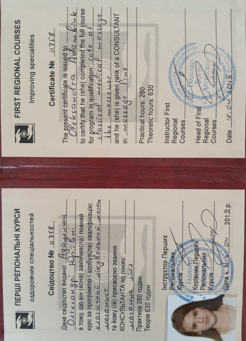 Лікувальний масаж,Вінниця